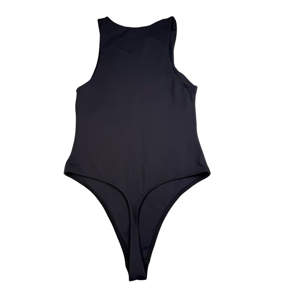 Aritzia Babaton Black High Neck Sleeveless Thong Bodysuit - Modern Minimalist - Picture 4 of 4